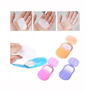 Muzamil Store Pocket Paper Soap Slice Sheets - Pack of 5
