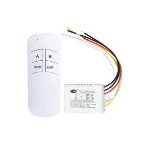 Muzamil Store 220V Wireless Remote Control Two Way Lamp
