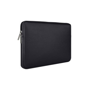 Muzamil Store PU Leather Zipper Sleeve 13.3 Inch - Black