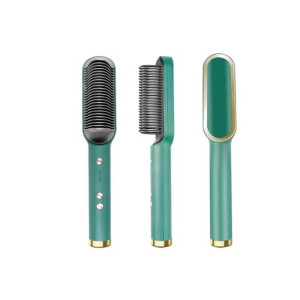 Muzamil Store Curling Hair Brush Straightener