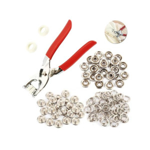 Muzamil Store Plier Tool 25 Set Metal Sewing Buttons
