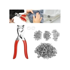 Muzamil Store Plier Tool 25 Set Metal Sewing Buttons