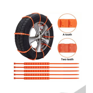Muzamil Store Tire Wheels Snow Chains Belt - 10 Pcs
