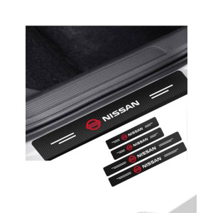 Muzamil Store Carbon Fiber Anti Stepping For Nissan - 4Pcs