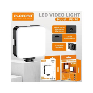 Muzamil store Plokama Led Video Light PK70