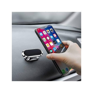 Muzamil Store Car Phone Holder Mini Metal Plate Magnet Stand