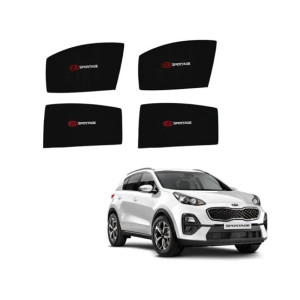Muzamil Store Sun Side Windows Shades With Logo KIA Sportage (2016-2023)