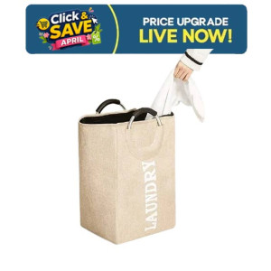 Muzamil Store Portable Laundry Basket With Road Handle