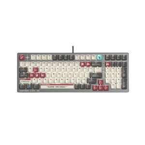 A4Tech Bloody BLMS Mechanical Gaming Keyboard Red Switch Pixel Red (S98)