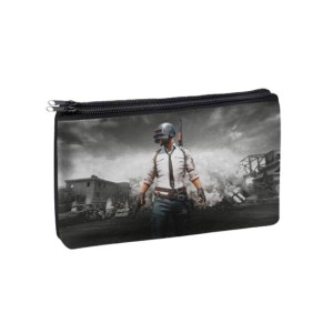 Traverse PUBG Digitally Printed 2 Zipper Pencil Pouch (1057)