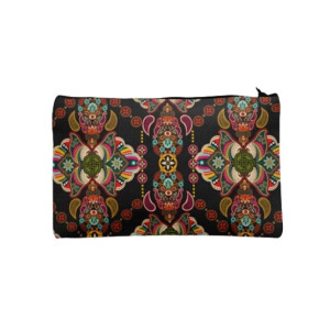 Traverse Floral Design Digitally Printed Pencil Pouch For Girls (T902)