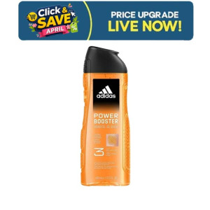 Adidas 3 In 1 Power Booster Shower Gel - 400ml