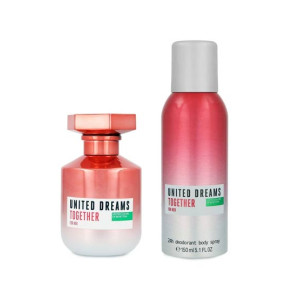 Benetton United Dreams Together Eau De Toillete For Men - 80ml With Deo Spray -150ml