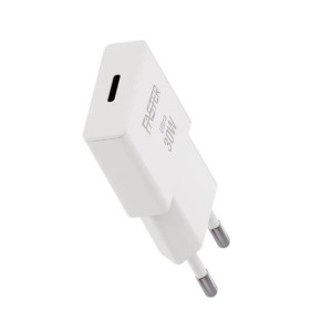 Faster 30W PD Slim Charger White