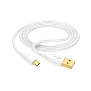 Faster O3 2.4 Ampere Micro USB Cable White