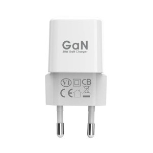 Faster Gan 30W Fast Charger White (FAC-30C)
