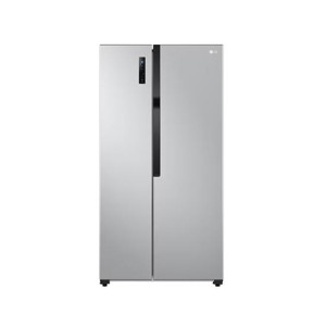 LG No Frost Side by Side Refrigerator 15 Cu Ft Silver (GCFB507PQAM)