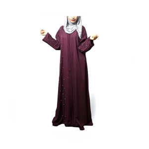 Al Haya Abaya For Women Garnet