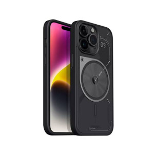 Aulumu A15 Urban Tech Case For iPhone 14 Pro Black (ALM-0004)
