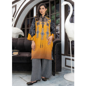 Ahlam Amber Skies Printed Lawn Kurta Set 2-piece