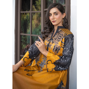 Ahlam Amber Skies Printed Lawn Kurta Set 2-piece
