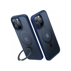 Torras UPRO OStand Shockproof Case For iPhone 13 Pro Dark Blue (AMT-6195)