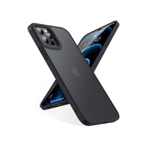 Torras Guardian Translucent Matte Case For iPhone 12 Pro Max Mystic Black (AMT-6285)