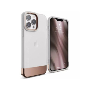 Elago Glide Armor Shockproof Case For iPhone 13 Pro Max Clear/Rose Gold (AMT-6355)
