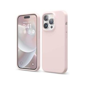Torras Liquid Silicone Shockproof Case For iPhone 14 Pro Lovely Pink (AMT-6719)