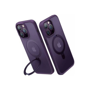 Torras UPro OStand Shockproof Case For iPhone 14 Pro Max Deep Purple (AMT-6770)