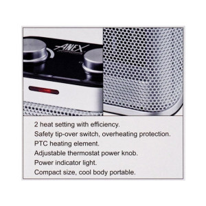 Anex Deluxe Fan Heater (AG-5005)