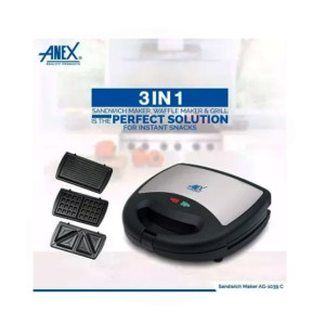 Anex Sandwich Maker 3-in-1 (AG-1039-C)