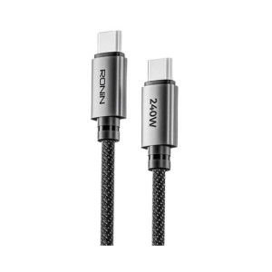 Ronin Rush Type-C To Type-C Cable Black (R-2050)