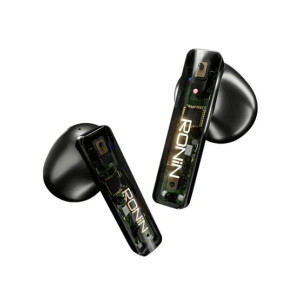 Ronin Iron Edge Wireless Earbuds Black (R-7090)