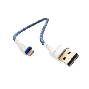 Ronin Flexin Mini iPhone Power Bank Cable Blue - (R-2055)