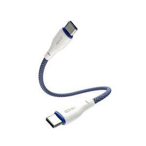 Ronin Flexin Mini Type-C to Type-C Power Bank Cable Blue - (R-2060)