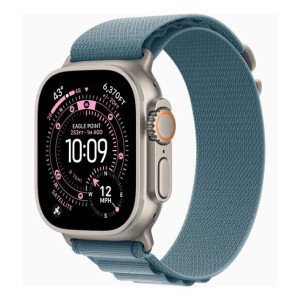 Apple Watch Ultra 3 Natural Titanium Case With Alpine Loop Band