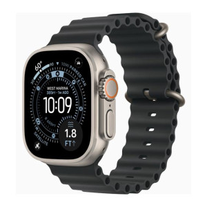 Apple Watch Ultra 3 Natural Titanium Case With Ocean Band