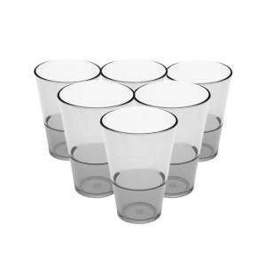 Appollo Party Acrylic Glass M-6 (Pack Of 6)