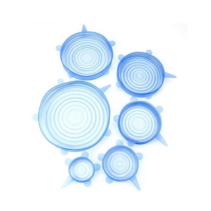AGM Silicone Stretch Lids Covers Pack of 6