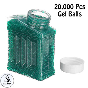 Alsimba 20000 Pcs Gel Balls Refill for Gel Blaster Toy Gun Green (AS-0060)