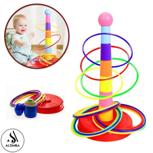Alsimba Quoits Ring Toss Stacking Toy Set (AS-0071)