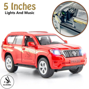 Alsimba Toyota Land Cruiser Prado Front Doors Open With Lights and Music Red (AS-0091)
