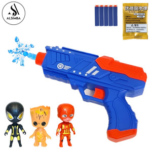 Alsimba 2 in 1 Manual Reload ToyGun With 3 Mini Action Figures (AS-0093)