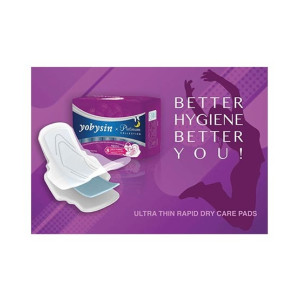 Asmix Pakistan Yobysin Napkin Sanitary Pads Pack Of 8