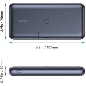 Aukey 20000mah Basix Pro Wireless Power Bank (PB-WL03)