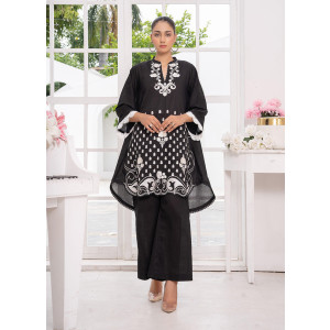 Ahlam Barouque Crest Embroidered Lawn Suit 2-piece