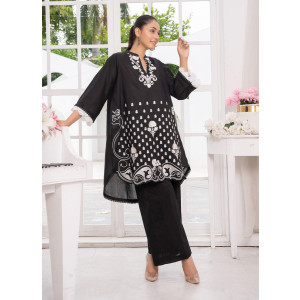 Ahlam Barouque Crest Embroidered Lawn Suit 2-piece