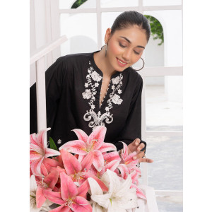 Ahlam Barouque Crest Embroidered Lawn Suit 2-piece