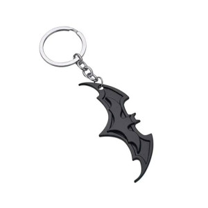 Afreeto Metal Batman Logo Keychain